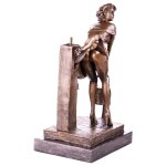 Skulptur Figur Statue Bronzeskulptur Bronzefigur Bronze...