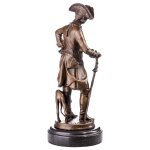 Skulptur Figur Statue Bronzeskulptur Bronzefigur Bronze...