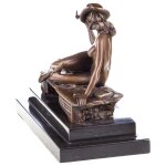 Skulptur Figur Statue Bronzeskulptur Bronzefigur Bronze...