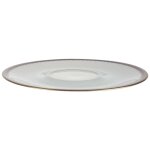 Untertasse Goldrand 15,4 cm PMR Jaeger & Co Bavaria Unbestimmten Formen Blau Gold Dekor gebraucht - gut