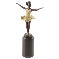 Bronzeskulptur Bronzefigur Ballerina