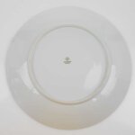 Servierteller Golddekor Bavaria 3,5 cm Schirnding Bunte Blumen gebraucht - sehr gut