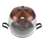 Bowle 7tlg 5,5 L Craquele Glas gebraucht - gut