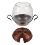 Bowle 7tlg 5,5 L Craquele Glas gebraucht - gut