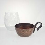 Bowle 7tlg 5,5 L Craquele Glas gebraucht - gut