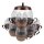Bowle 7tlg 5,5 L Craquele Glas gebraucht - gut