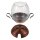 Bowle 7tlg 5,5 L Craquele Glas gebraucht - gut