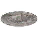 Kuchenteller Dessertteller 20,2 cm Wood & Sons England The Post House Bunt Historismus gebraucht - akzeptabel