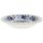 Schale klein 12,9 cm Kensington Staffordshire Ironstone Zwiebelmuster Blau gebraucht - gut