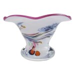 Vase / Kerzenständer klein Glas bunt