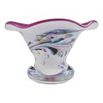 Vase / Kerzenständer klein Glas bunt