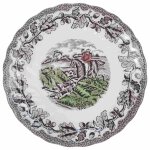 Untertasse für Kaffee 14,5 cm Myott Country Life rot...