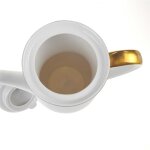 Kaffeekanne 1,5 L Winterling Kirchenlamitz Goldene Bordüre 8 mm gebraucht - sehr gut