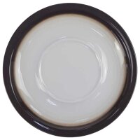 Untertasse 16 cm Winterling Röslau Relief brauner Rand