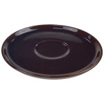 Untertasse für Kaffee 14,6 cm Melitta Heidelberg braun gebraucht - akzeptabel