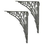 Regalhalter Regalträger Eckwinkel Gusseisen 2er Set