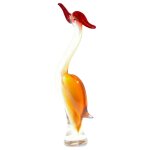 Figur Glas Murano-Stil Reiher