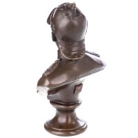 Bronze Büste Skulptur Figur Otto von Bismark mit...