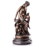 Bronzefigur Venus und Amor