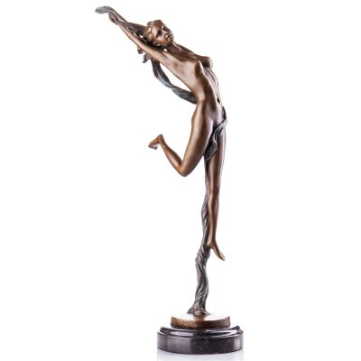 Bronzefigur weiblicher Akt