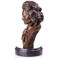 Bronze Büste Skulptur Figur Beethoven