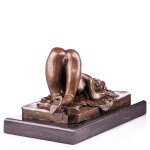 Erotische Bronzefigur Weiblicher Akt