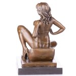 Erotische Bronzefigur Weiblicher Akt