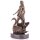 Mythologische Bronzefigur Apollon auf Schwan
