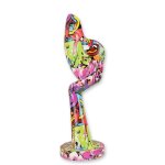 Figur Harz Gesicht auf Hand Graffiti Art