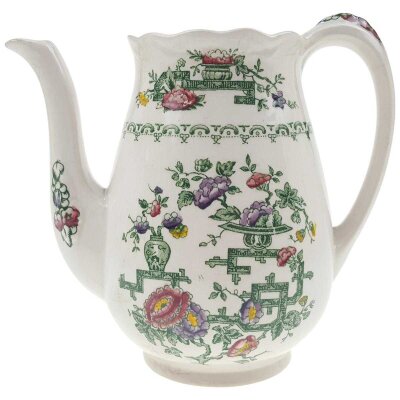 Kaffeekanne Mokkakanne ohne Deckel 0,5 L Crown Ducal Chinese Garden gebraucht - akzeptabel