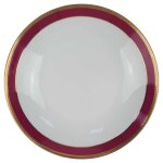 Suppenteller 22 cm Seltmann Weiden Patricia Rot Gold...