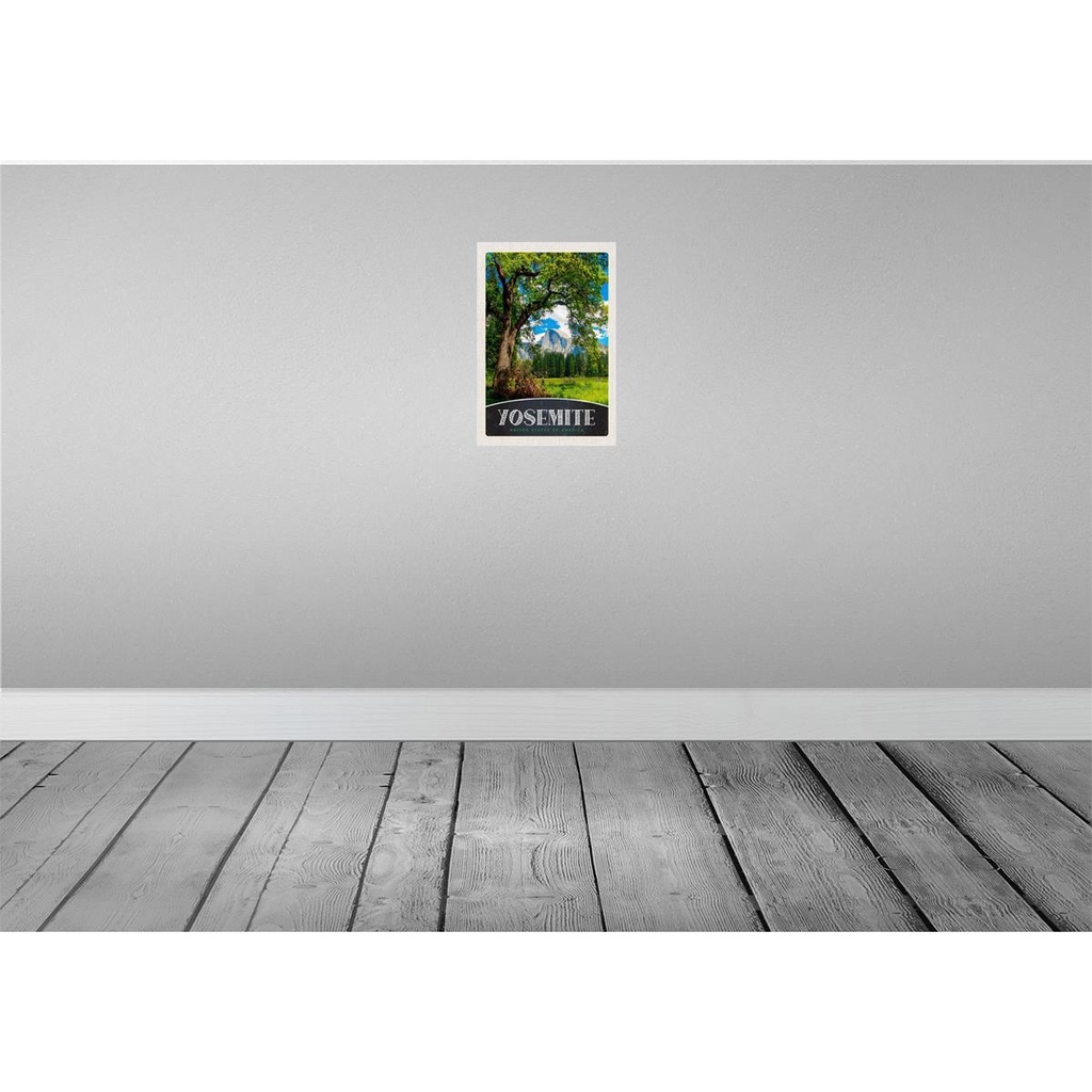[LA-131184] Blechschild 30x20 cm Yosemite Amerika USA Urlaub Natur Bäume Gebirge Bildmotiv Reisemotiv Abenteuer Reisen Bild 2