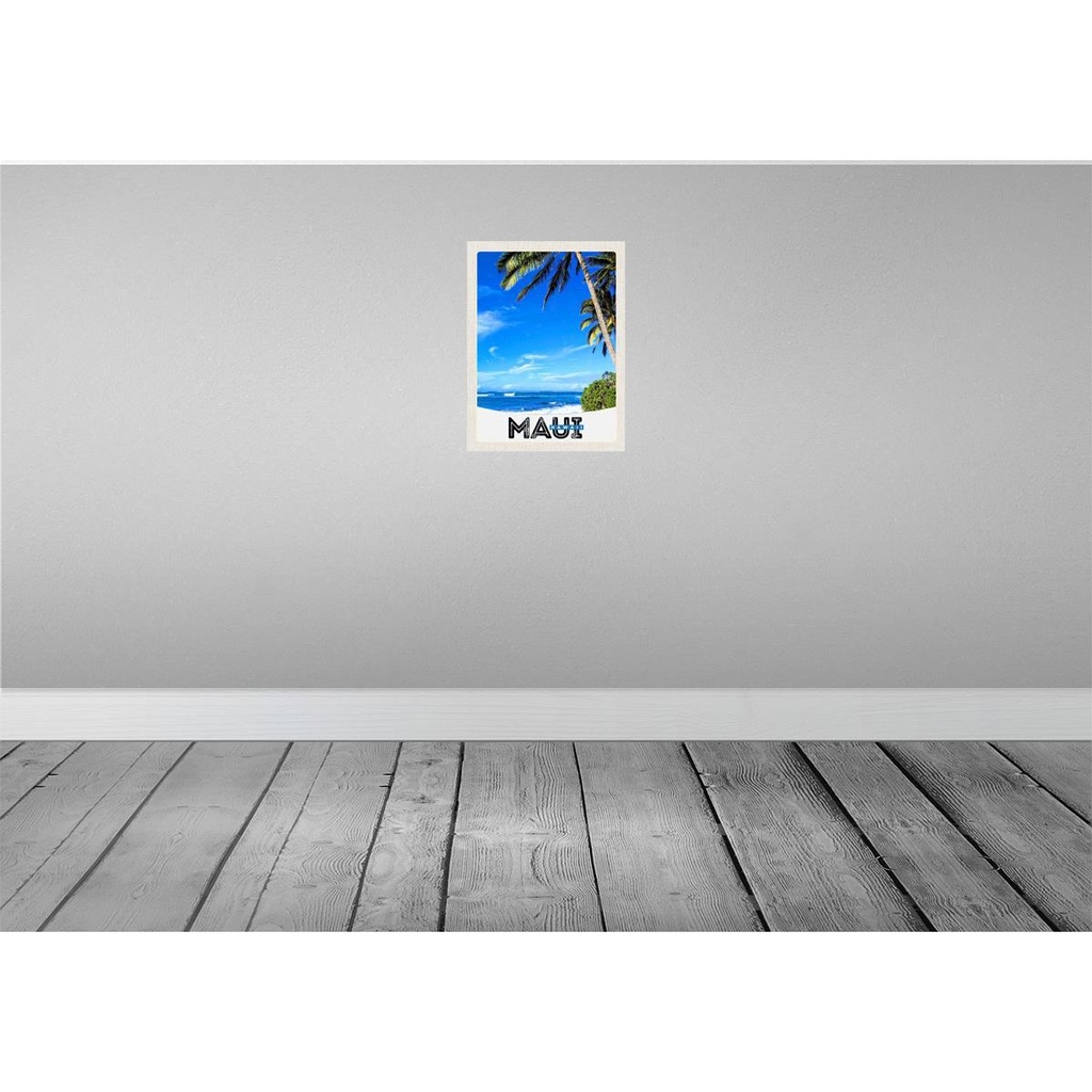 [LA-138129] Blechschild 40x30 cm Maui Hawaii USA Urlaub Insel Strand Bildmotiv Reisemotiv Abenteuer Reisen Amerika Bild 2