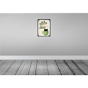 [LA-138611] Blechschild 40x30 cm ohne Katze ist Haus kein Zuhause Spruch Zitat Bild 2