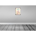 [LA-138634-H] Holzschild 40x30 cm wer nackt badet keine Bikinifigur Spruch Zitat Bild 2