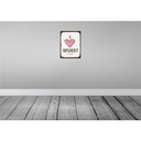 [LA-138653] Blechschild 40x30 cm Essen I love Wurst Herz Trinken Bild 2