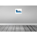 [LA-138697] Blechschild 30x40 cm Eingang um die Ecke Warnschild Hinweisschild Sicherheit Vorsicht Bild 2