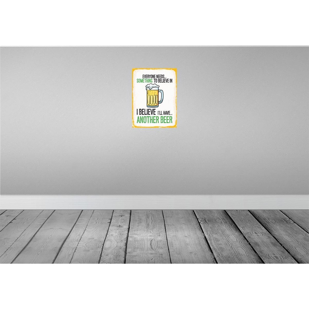[LA-138720] Blechschild 40x30 cm Bier I´ll have another Beer Essen Trinken Bild 2