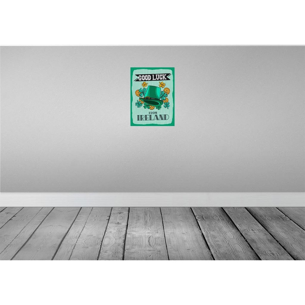 [LA-138734-H] Holzschild 40x30 cm Good Luck From Ireland Europa Bild 2