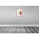 [LA-138781] Blechschild 40x30 cm Bloody Mary Cocktail Recipe Essen Trinken Bild 2