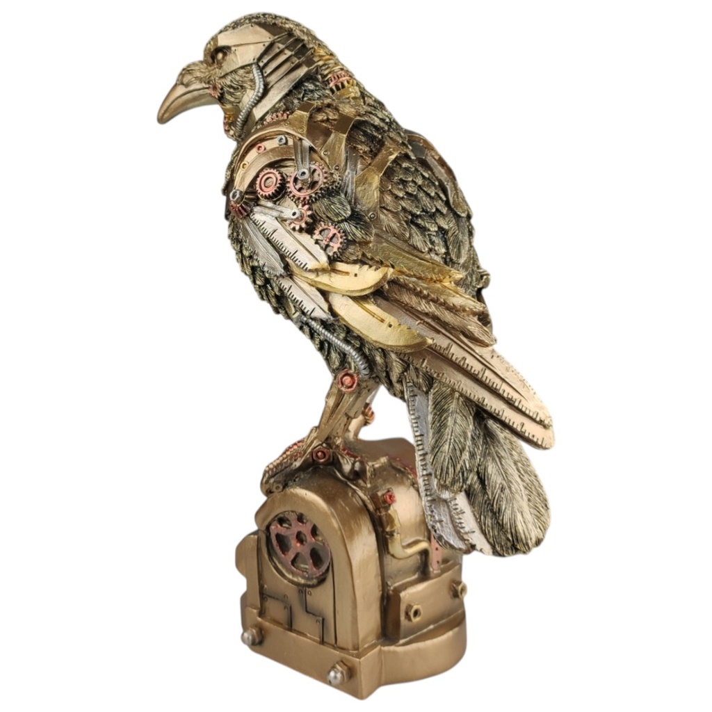 [LA-1785029] Figur Harz Steampunk Krähe Bild 3