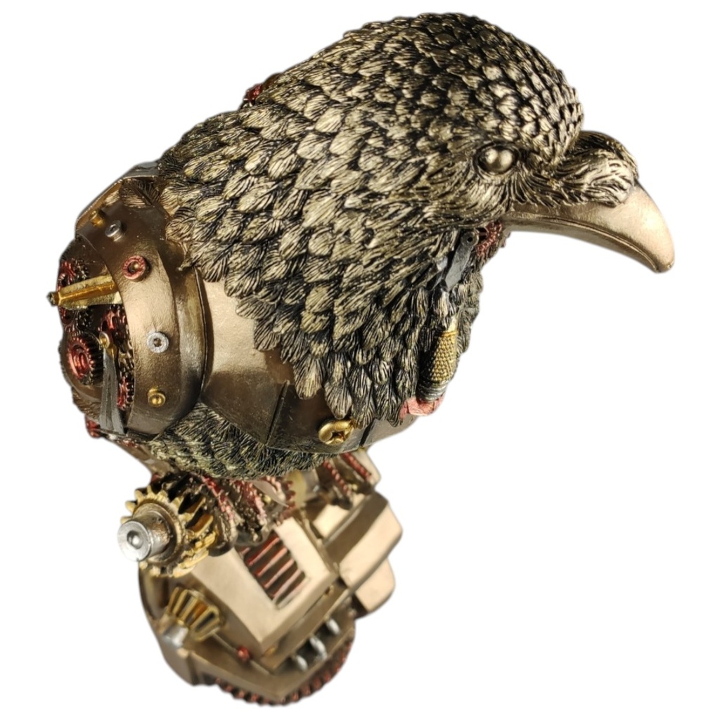 [LA-1785029] Figur Harz Steampunk Krähe Bild 8