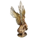 [LA-1816893] Figur Harz Steampunk Hockender Engel Bild 6
