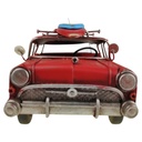 [LA-1820044] Blechmodell Blechauto Oldtimer PKW Rot mit Surfbrett Bild 2