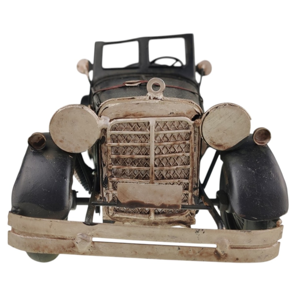 [LA-1820045] Blechmodell Blechauto Oldtimer Cabrio 2Sitzer Schwarz Bild 2