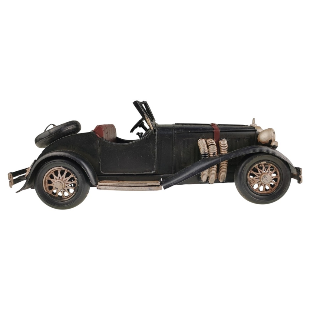 [LA-1820045] Blechmodell Blechauto Oldtimer Cabrio 2Sitzer Schwarz Bild 4