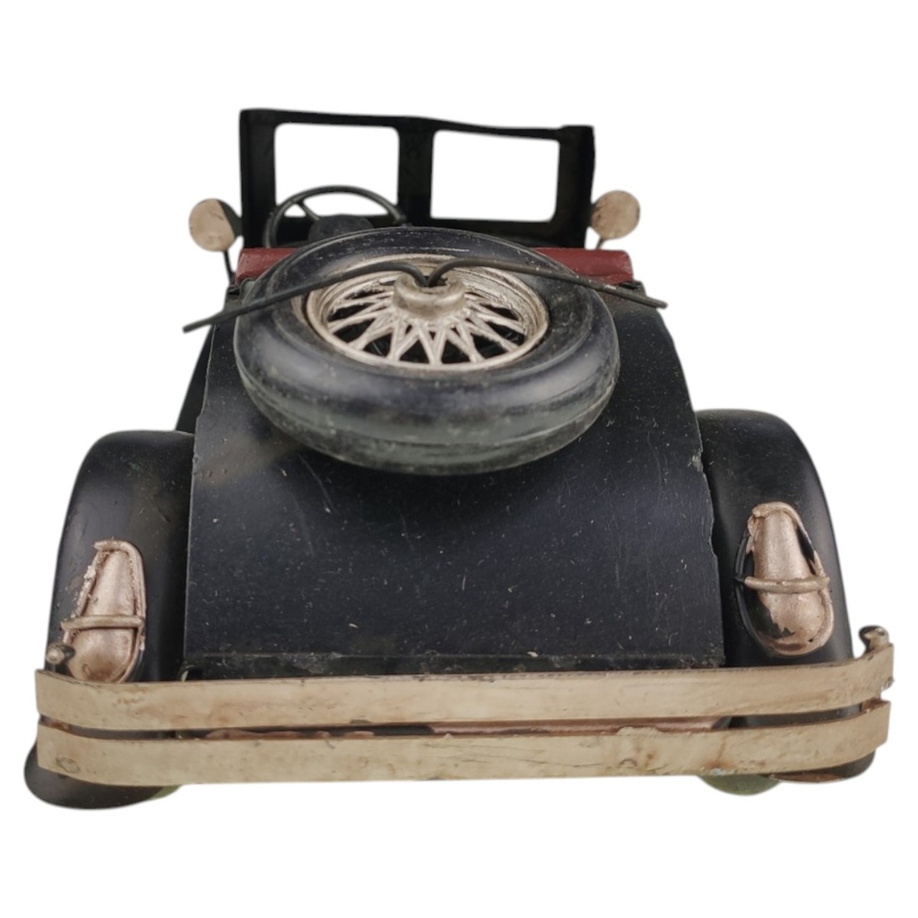 [LA-1820045] Blechmodell Blechauto Oldtimer Cabrio 2Sitzer Schwarz Bild 5