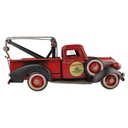 [LA-1820058] Blechmodell Blechauto Modellauto Blech Abschleppwagen Abschleppfahrzeug Rot Oldtimer Bild 4