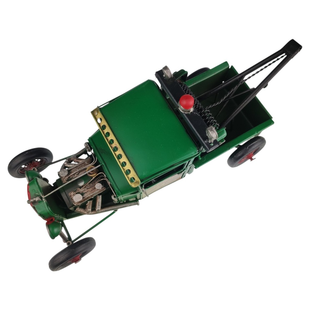 [LA-1820061] Blechmodell Blechauto Modellauto Blech Abschleppwagen Abschleppfahrzeug Grün Bild 6