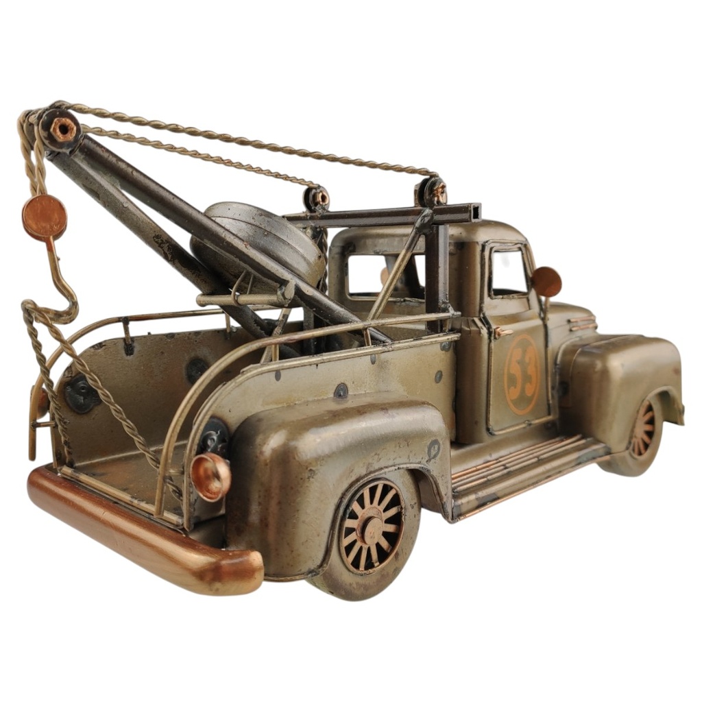 [LA-1820062] Blechmodell Blechauto Modellauto Blech Abschleppwagen Abschleppfahrzeug Metallic Bild 6